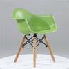 Nordic Minimalist Modern Children Furniture Kids Stool Plastic Wood Chair Fashion Kids Chair(Green)