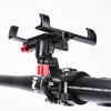 360 Rotate Eagle Claw Bionic Bike Phone Holder Mount Aluminum Bicycle Motocycle Handlebar Cellphone Stand Bracket(Black)