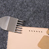 4 in 1 White Steel Diamond Boring Punching Stitching Tool DIY Leather Punch Tool Set, Size:3mm