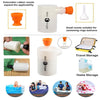 Mini Multifunctional Electric Charging Air Pump Without Charging Cable(Orange)