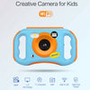 New AMKOV GM06W Child Handheld Portable Toy Digital Camera WiFi Selfie Camera(Blue)