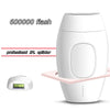 Professional Permanent 600000 Flash IPL Painless Laser Hair Removal Equipment, Specification:UK Plug(White)