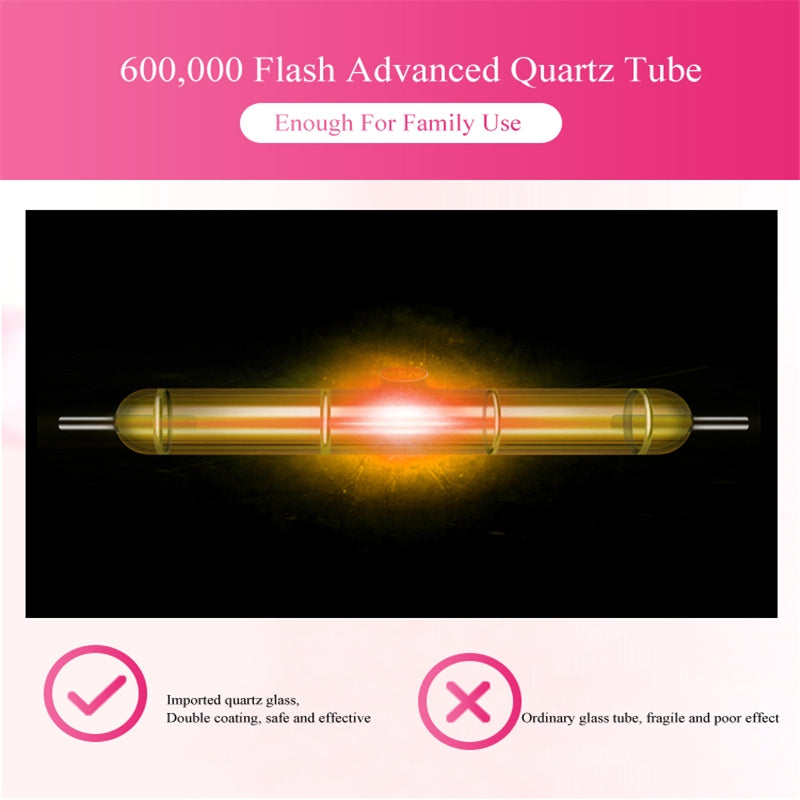 Professional Permanent 600000 Flash IPL Painless Laser Hair Removal Equipment, Specification:AU Plug(Black)