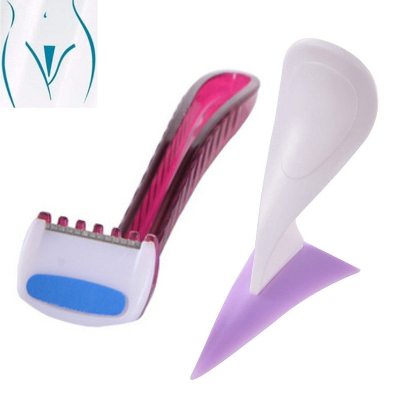 Pubic Hair Trimming Tool Shaving Template(Triangle)