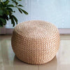 Fashion Creative Casual Straw Stool Woven Drum Stool, Height:45cm