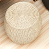 Fashion Creative Casual Straw Stool Woven Drum Stool, Height:45cm