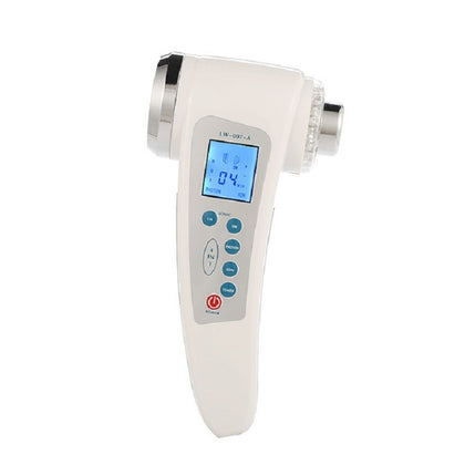 Double-head Ultrasonic Beauty Instrument Ion Import and Export Cleansing Instrument Multi-function Beauty Instrument, Specificatio