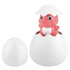 Dinosaur Duck Eggshell Shower Toy Babies Shower Bath Toy(Pink)