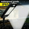 LED Solar Light Body Sensor Waterproof Garden Street Light Outdoor Wall Light(60LED Black)