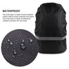 Reflective Light Waterproof Dustproof Backpack Rain Cover Portable Ultralight Shoulder Bag Protect Cover, Size:XS(Black)