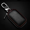 Multifunctional Hook Up Leather Car Key Bag(Coffee)