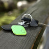 Portable Mini Square Anti Lost Device Smart Bluetooth Remote Anti Theft Keychain Alarm(Black)
