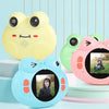 New Frog Mini Children Digital HD Camera Single Lens SLR Toy Camera(Yellow)