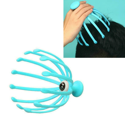 Head Manual Massage Claw Magnetic Beads Creative Office Decompression Tool(Blue)