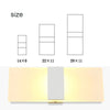 Right Angle White LED Bedroom Bedside Wall Aisle Balcony Wall Lamp, Size:14×6cm(Warm Light)