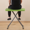 Simple Plastic Folding Table for Lifting Portable Desk, Size:76x50cm, Height:Adjustable within 66cm(Yellow)