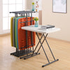 Simple Plastic Folding Table for Lifting Portable Desk, Size:76x50cm, Height:Adjustable within 75cm(Orange)