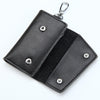 Multifunctional Litchi Texture Leather Keychain Bag Car Key Bag(Coffee)
