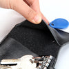 Multifunctional Litchi Texture Leather Keychain Bag Car Key Bag(Coffee)
