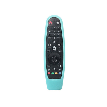 Suitable for LG Smart TV Remote Control Protective Case AN-MR600 AN-MR650a Dynamic Remote Control Silicone Case(Turquoise Blue)