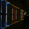 Black LED Door Frame Corridor Window Wall Spotlight(Blue Light)