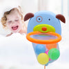 Cartoon Dog-shaped Basketball Frame Children Playing Water Shooting Combination Toy, Color:Ocean Ball Version
