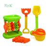 5 in 1 Hourglass Beach Toy Set Children Play Sand Play Water Tools(As Shown)