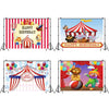 Birthday Party Game Hanging Cloth Photo Circus Background Cloth Photography Studio Props, Size:1.2m x 0.8m(NWH05041)