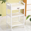 Beauty Cart Hair Salon Instrument Storage Cart Trolley Beauty Tools Massage Beauty Salon Furniture Trolley(With Drawer - White)