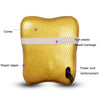 MFL-A4 Magnetic Heating Kneading Cervical Massager Multi-function Household Massage Pillow Body Massage Cushion(Gold)