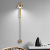 Gold 9W LED Wall Light Rotatable Dimmable Living Room Aisle Bedroom Bedside(White Light)