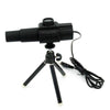 Smart Digital Telescope USB Microscope Video Camera Playback Function Live Streaming(Black)