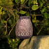 Solar Vintage Wrought Iron Hanging Lamp Outdoor Waterproof Garden Villa Decoration Pendant Lamp