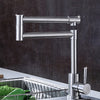 304 Stainless Steel Kitchen Faucet Folding Rotary Drawing Vegetable Faucet