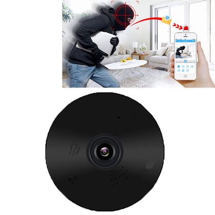 V380 360 Degrees Panoramic Wireless WiFi Camera Two Way Voice Network HD Indoor Monitor with Night Vision Function, Typle:1080P(EU