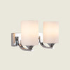 Bedroom Bedside Wall Lamp Indoor LED Lamp, Power Source:12W Tricolor Light(2023 Chrome Double Head)