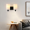 Bedroom Bedside Wall Lamp Indoor LED Lamp, Power Source:12W Tricolor Light(4017 Double Head)