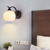 Bedroom Bedside Wall Lamp Indoor LED Lamp, Power Source:12W Tricolor Light(2034 Chrome)