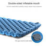 Naturehike NH19QD009 Outdoor Double Airbag Inflatable Mattress Moisture-proof Mat Camping Tent Sleeping Mat, Style:With Inflatable Bag(Titanium Gray)