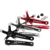 Litepro Folding Bicycle LP Hollow One-piece Crank Tooth Disc Bottom Axle Modified SP8, Style:Left and Right Crank(Red)