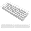 RK61 61 Keys Bluetooth / 2.4G Wireless / USB Wired Three Modes Tablet Mobile Gaming Mechanical Keyboard, Cable Length: 1.5m, Style:Red Shaft(White)