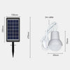 3W 4400mAh Solar Lawn Lamp Outdoor Garden Landscape Wall Lamp with 2 LED Bulbs