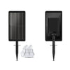 7W 8800mAh Solar Lawn Lamp Outdoor Garden Landscape Wall Lamp with 2 LED Bulbs