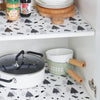 3 PCS Kitchen Pattern Oil-proof  Waterproof Cuttable Cabinet Mat Wardrobe Shoe Cabinet Moisture-proof Mat(Wave Point)