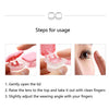 2 PCS Automatic Lens Removal Cosmetic Case Contact Lens Storage Portable Double Box(Chocolate Color)