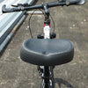 Bicycle Seat Mountain Bike Seat Cushion Shock Absorption no Nose Saddle Riding Equipment(Black)