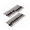 22 PCS Stainless Steel Tattoo Nozzle Tips Set Round Diamond Magnum Mixed Tattoo Tips For Tattoo Supply