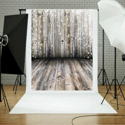 1.5m x 2.1m Photo Studio Venue Layout Wooden Board 3D Studio Background Cloth