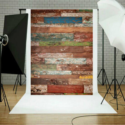 Photo Studio Prop Wood Grain Background Cloth, Size:1.5m x 2.1m(0041)