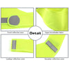High Visibility Reflective Vest Unisex Outdoor Safety Vests Cycling Vest Men Working Night Running Sports Outdoor Clothes, Size:XL